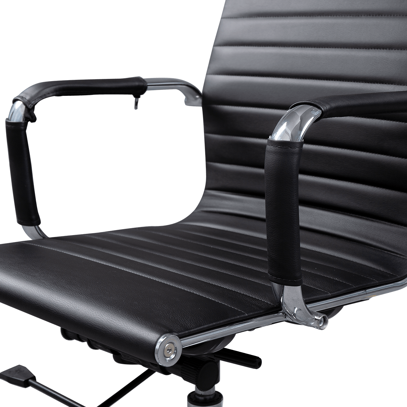 Klassiek ontwerp, duurzame lederen vergaderstoelen, Executive ergonomische vergadertafelstoelen details