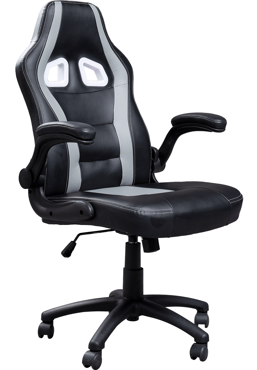 360 Swirl Lift Bureaustoel Verstelbare Hoogte Draaiende Gaming Stoelen PU Lederen Bureaustoelen Met Zachte PU Gewatteerde Armsteun details