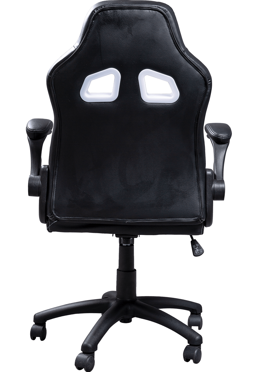 360 Swirl Lift Bureaustoel Verstelbare Hoogte Draaiende Gaming Stoelen PU Lederen Bureaustoelen Met Zachte PU Gewatteerde Armsteun details