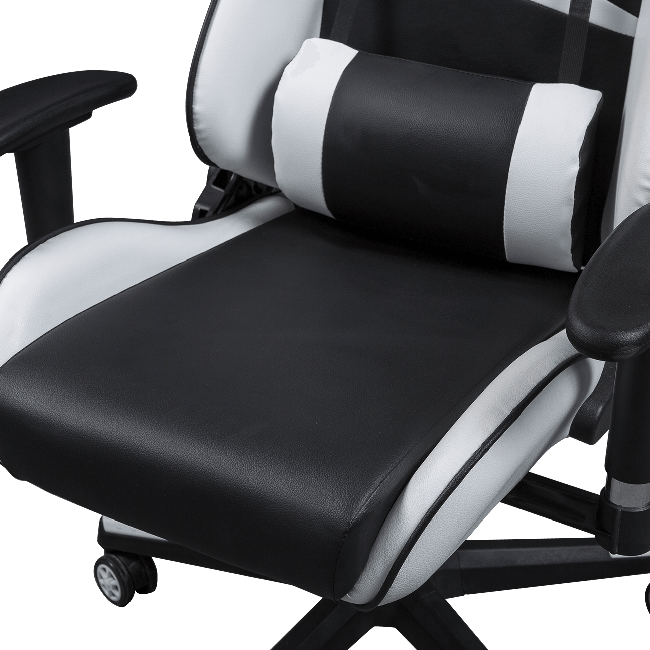 Multifunctionele op maat gemaakte ergonomie-gamingstoel met lendensteun Racing-stijl PU-leer Verstelbare boodschap-gamingstoel details