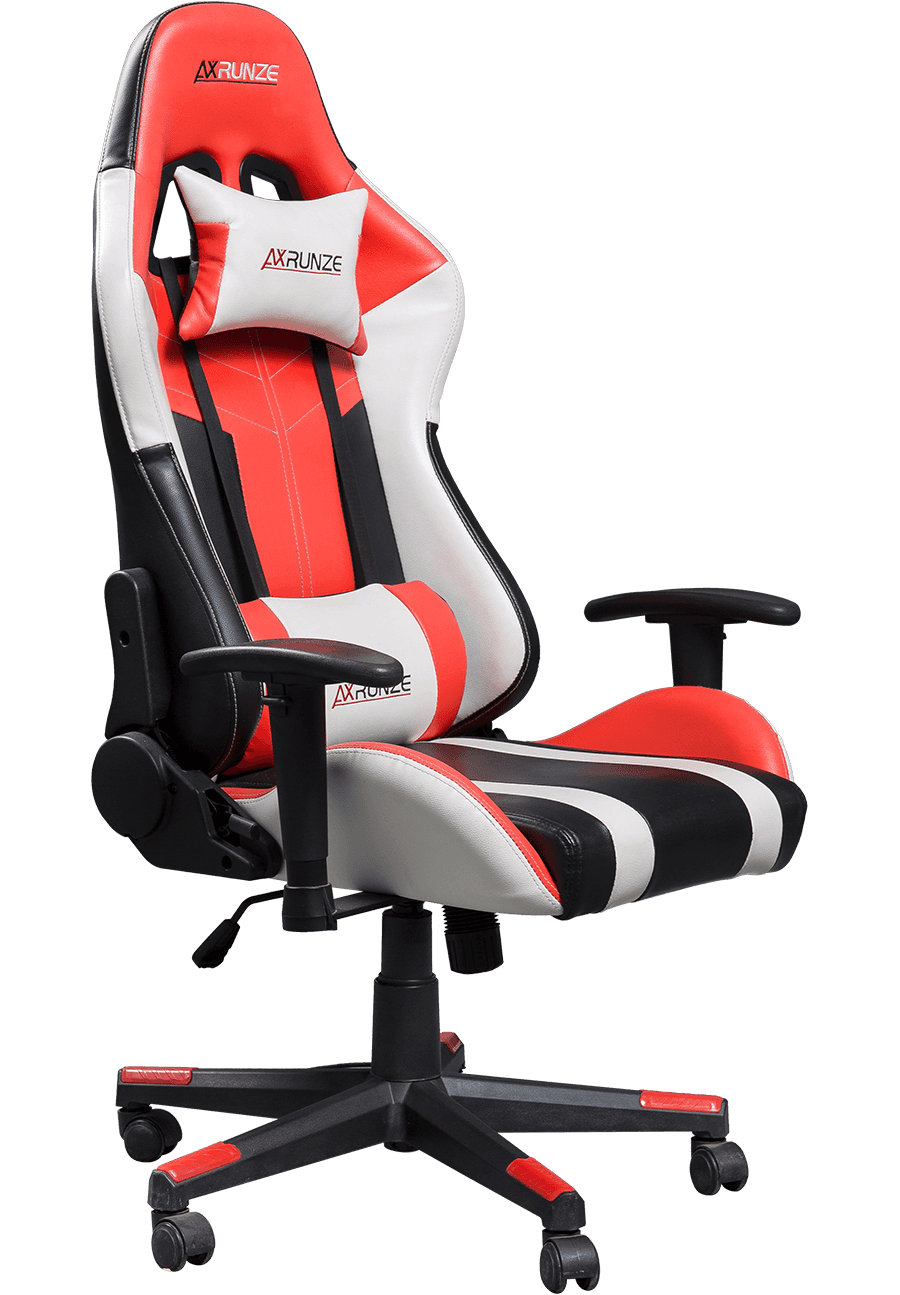 Racestijl Logo aanpassen Ergonomische gamingstoel Grote, dragende, verstelbare gamingstoel met kussen en lendensteun details