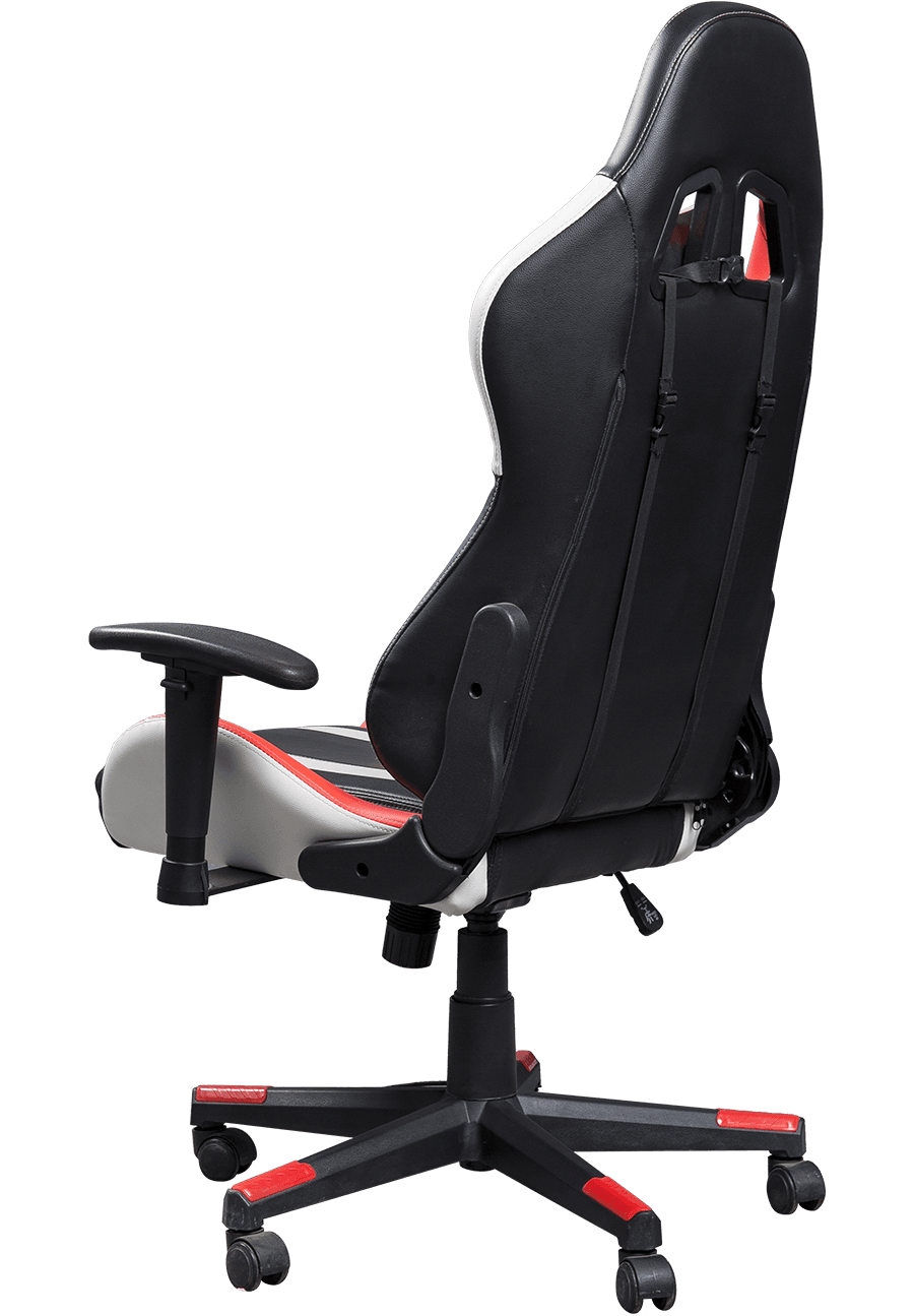 Racestijl Logo aanpassen Ergonomische gamingstoel Grote, dragende, verstelbare gamingstoel met kussen en lendensteun details