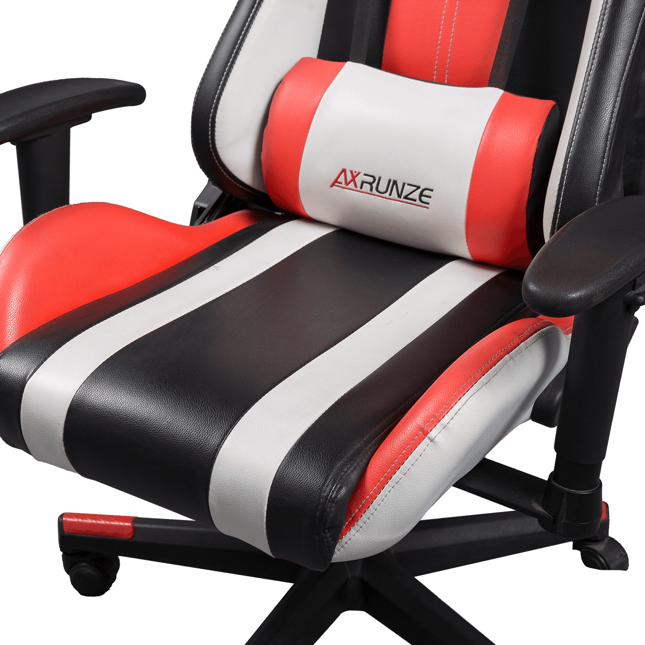 Racestijl Logo aanpassen Ergonomische gamingstoel Grote, dragende, verstelbare gamingstoel met kussen en lendensteun details