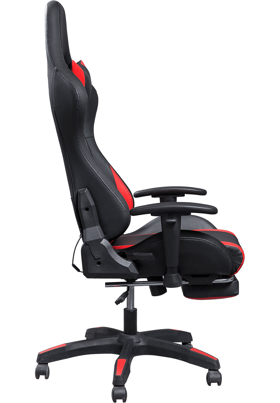 Verstelbare gamingstoel met armleuning PU-leer met hoge rugleuning Massagestoel Kantoormeubilair Lift Draaibaar Silla Gamer details