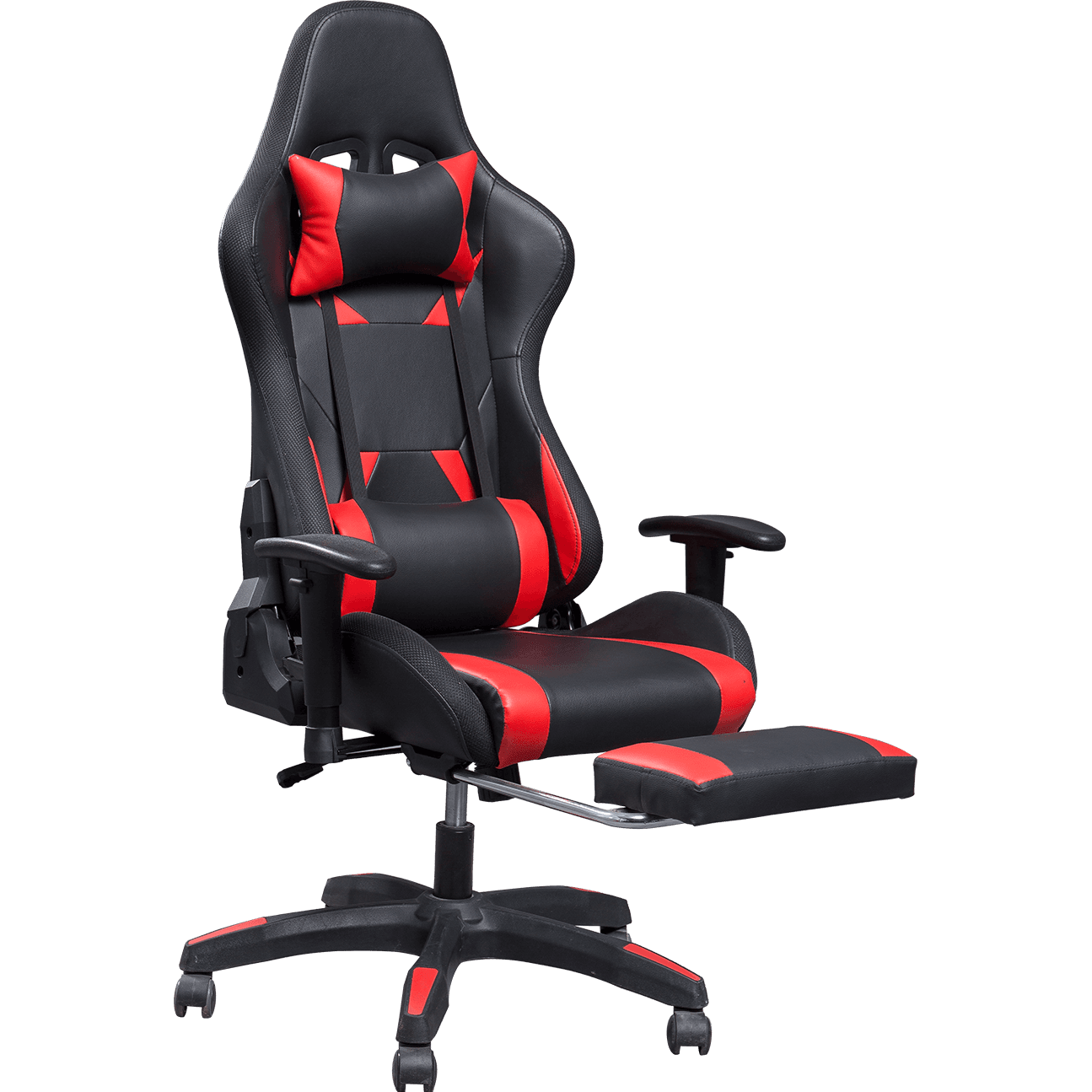 Verstelbare gamingstoel met armleuning PU-leer met hoge rugleuning Massagestoel Kantoormeubilair Lift Draaibaar Silla Gamer details