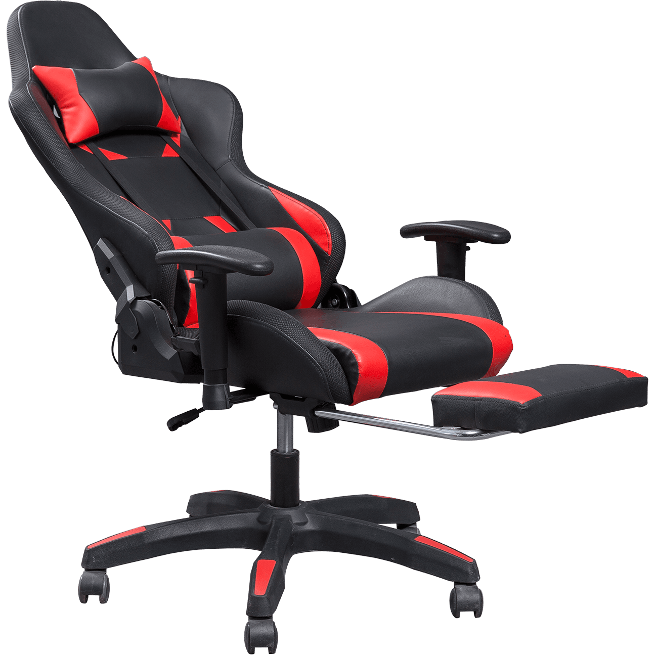 Verstelbare gamingstoel met armleuning PU-leer met hoge rugleuning Massagestoel Kantoormeubilair Lift Draaibaar Silla Gamer details